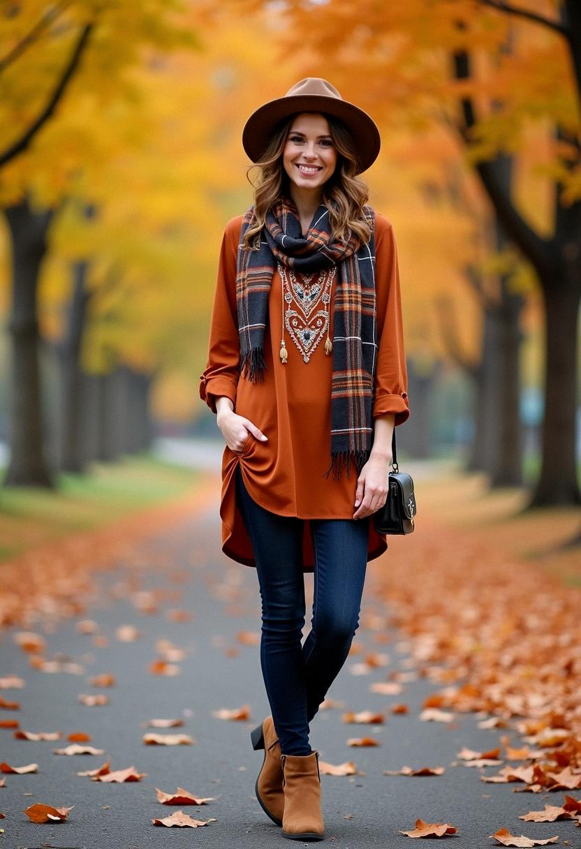 fall outfit tunic