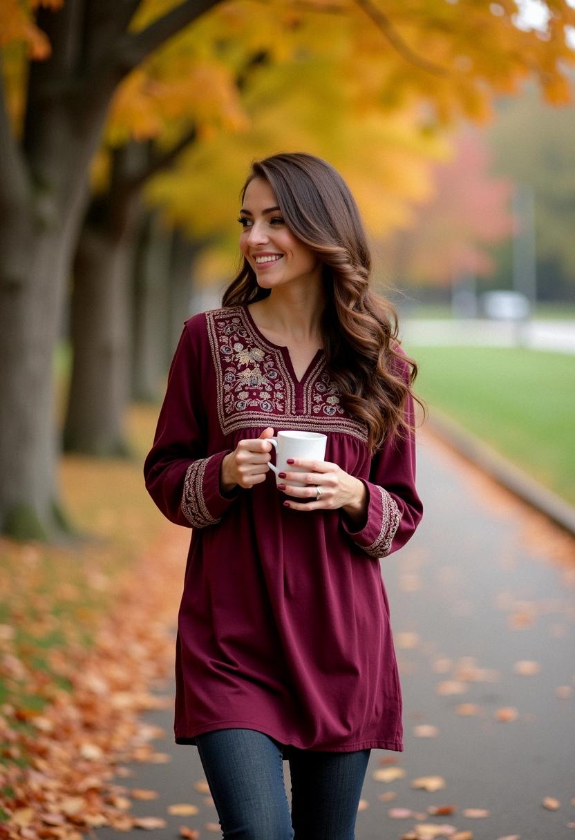 fall outfit tunic