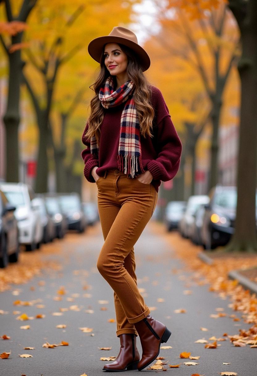 warm fall outfit