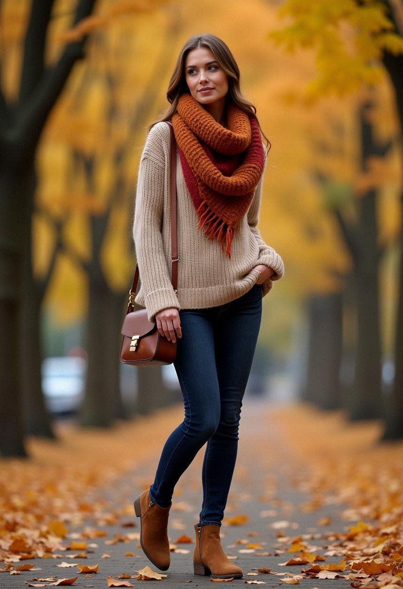 warm fall outfit