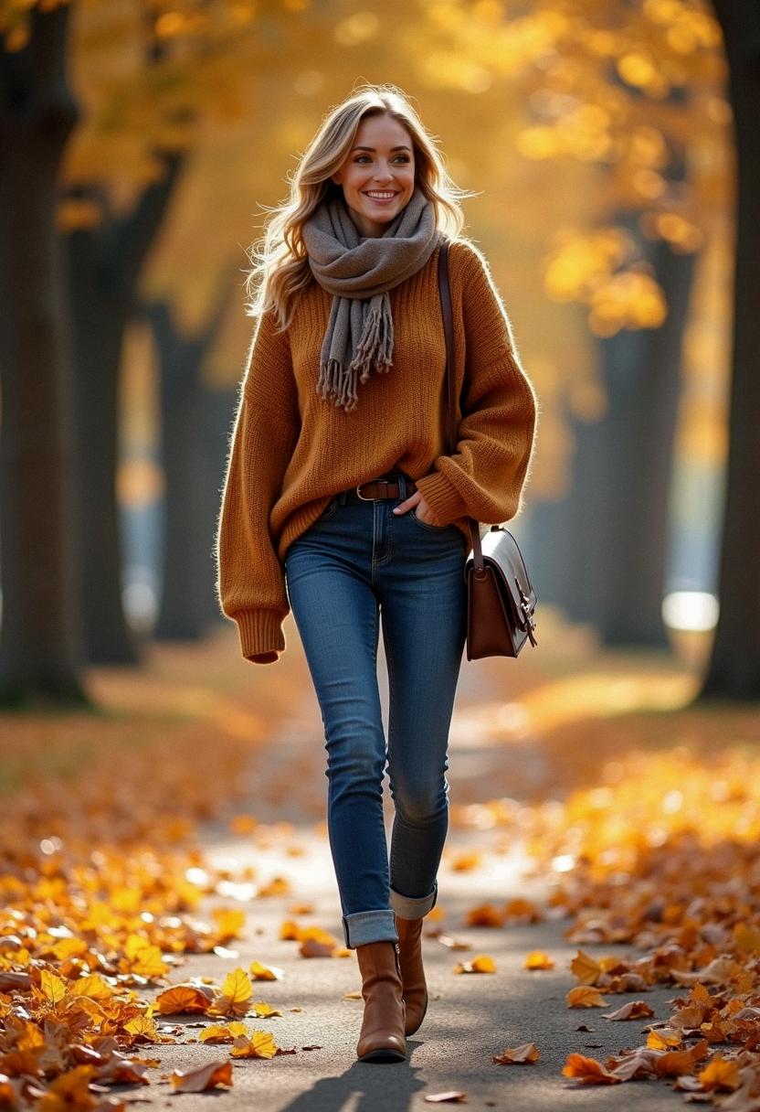 warm fall outfit