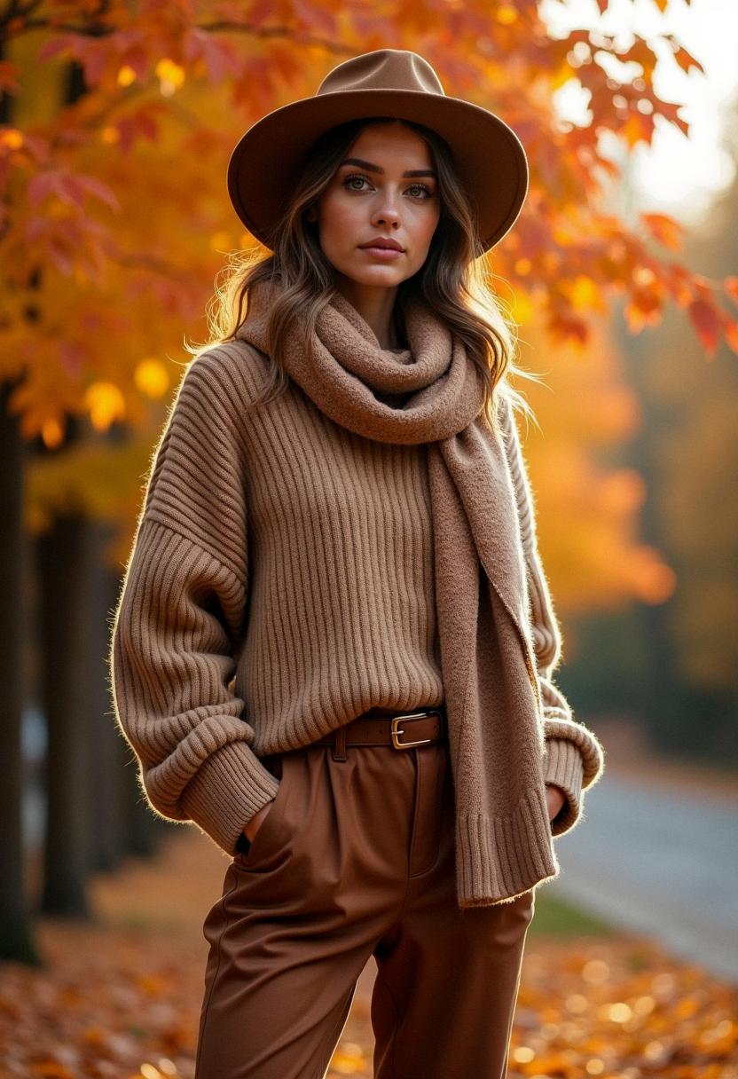 warm fall outfit