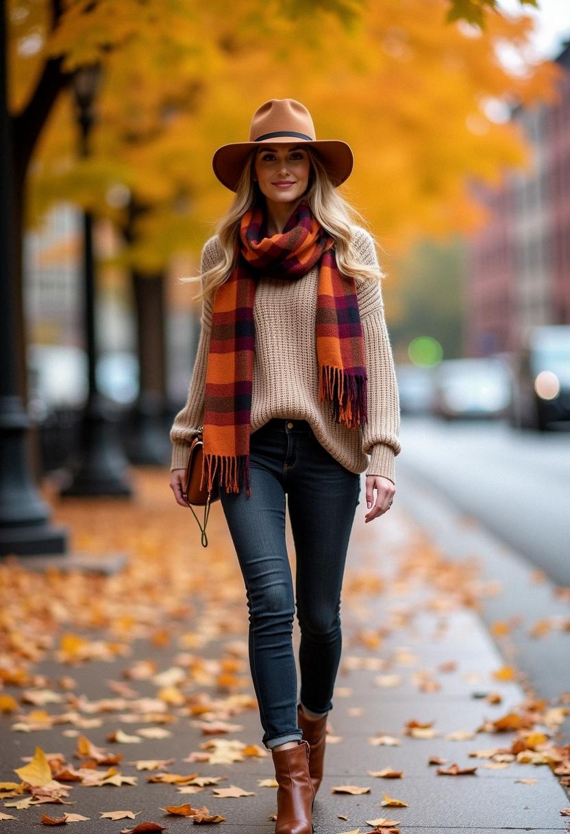 warm fall outfit