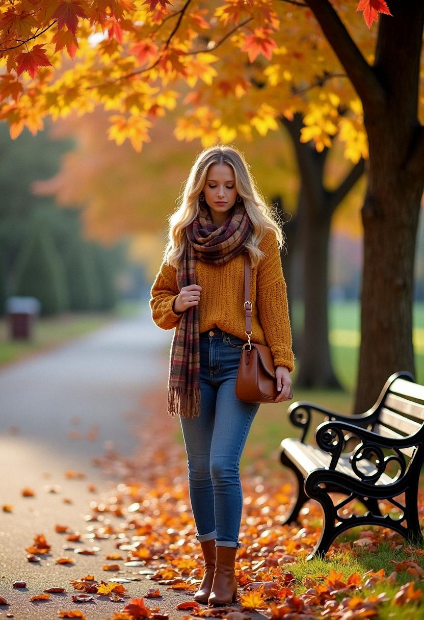 warm fall outfit