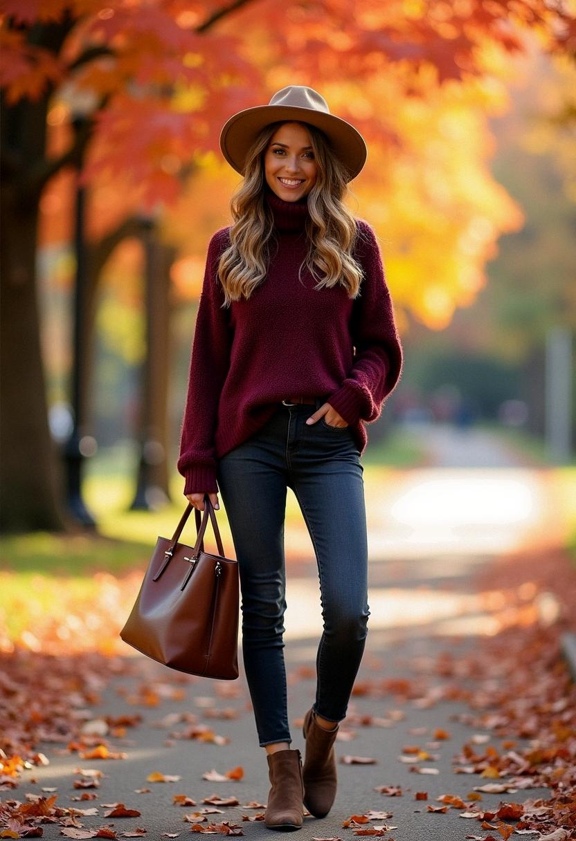warm fall outfit