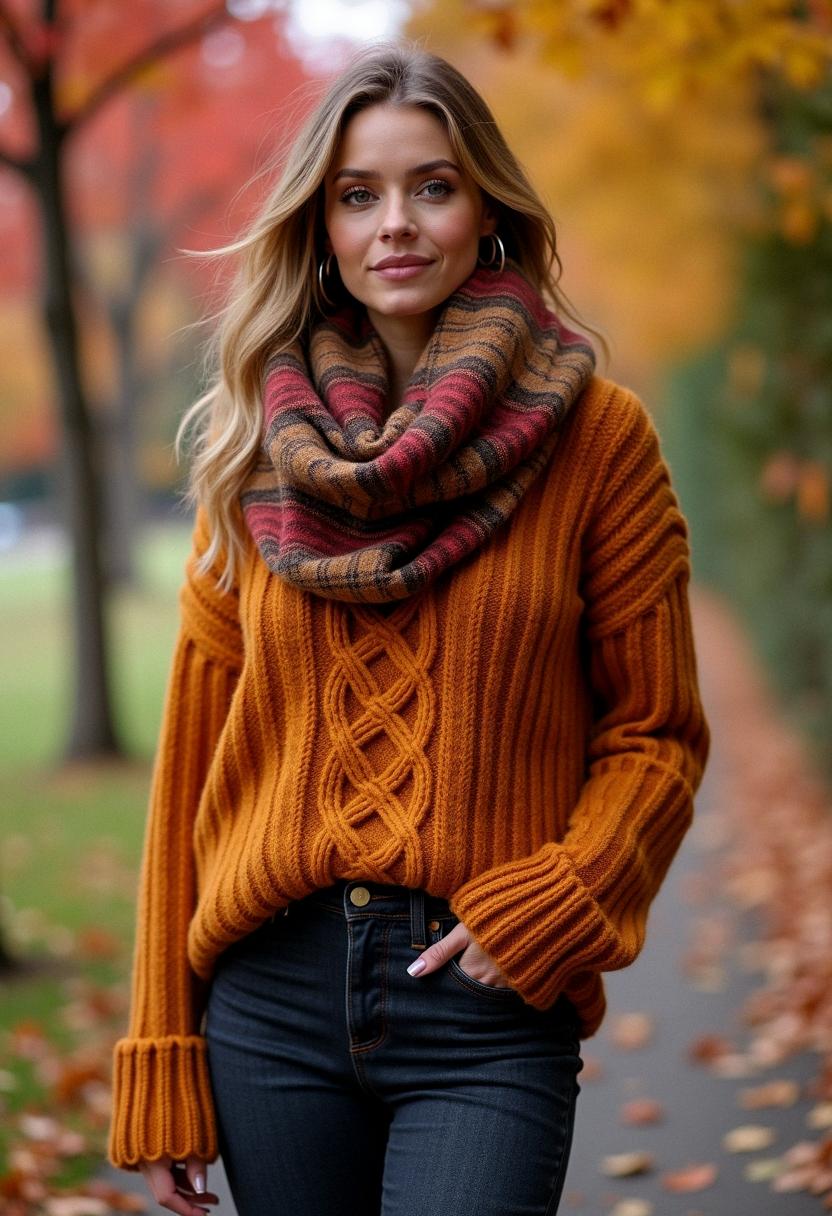 warm fall outfit