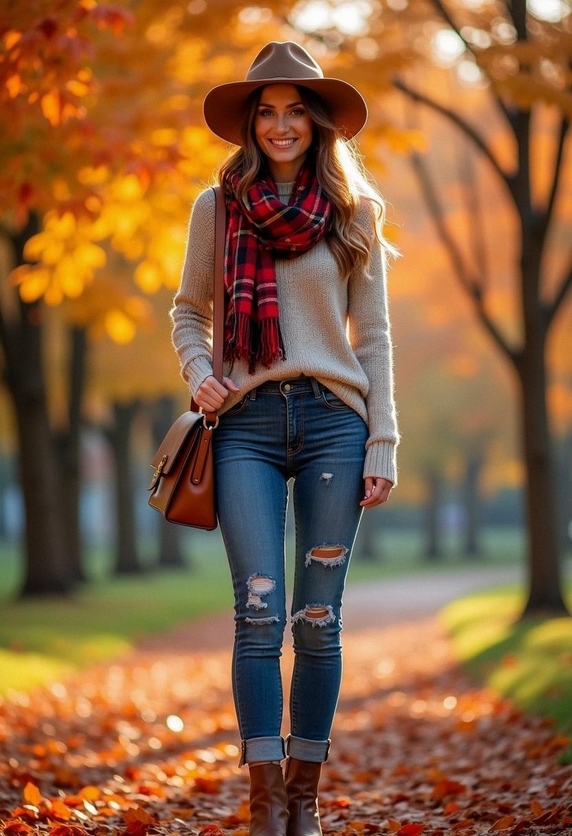 warm fall outfit