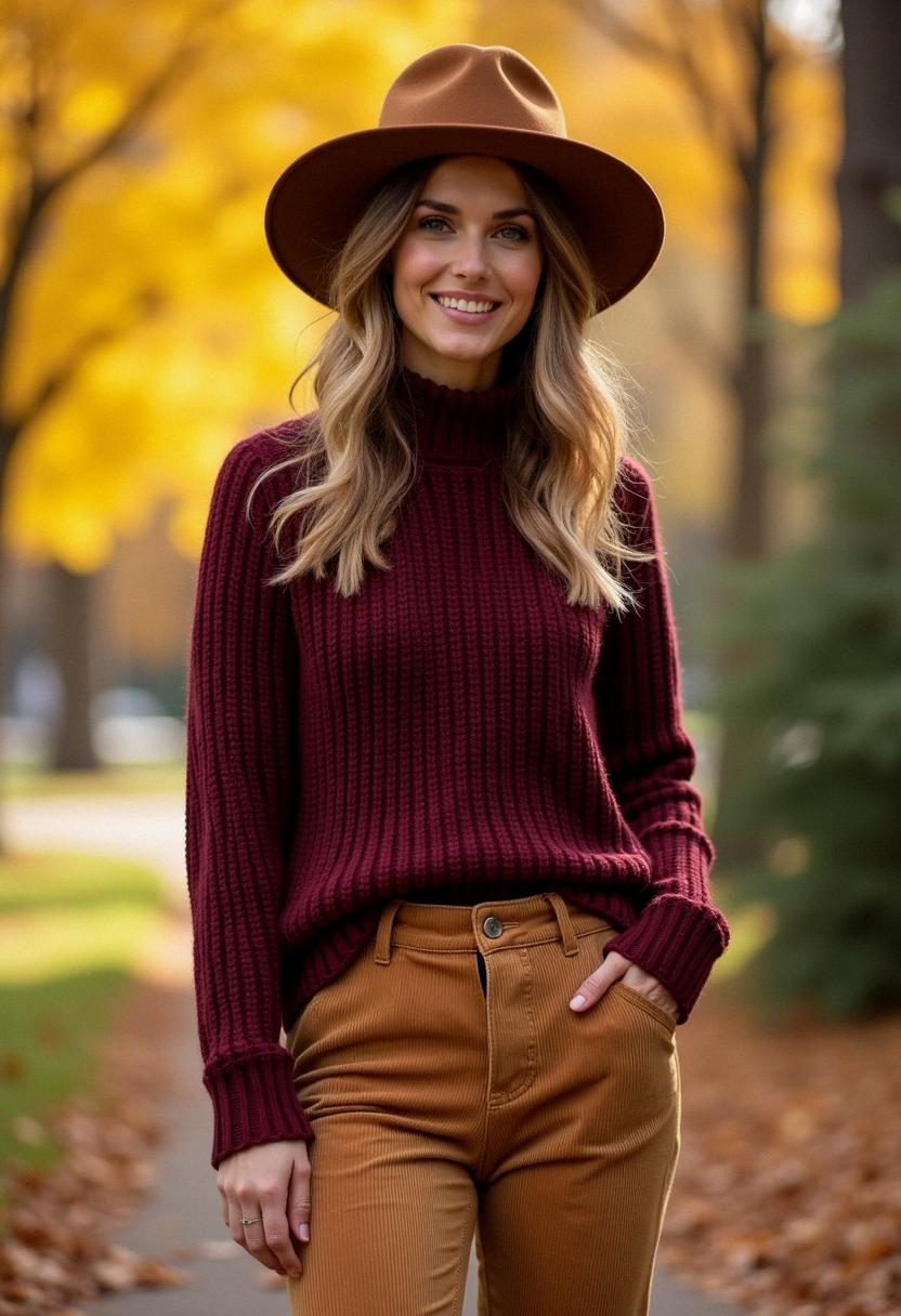 warm fall outfit