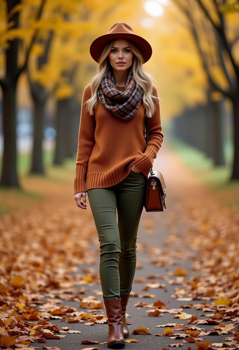warm fall outfit