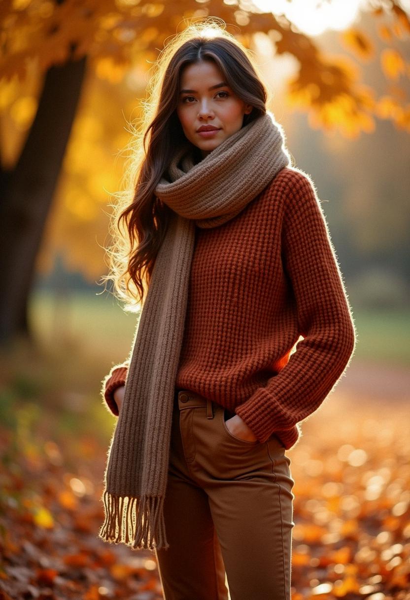 warm fall outfit