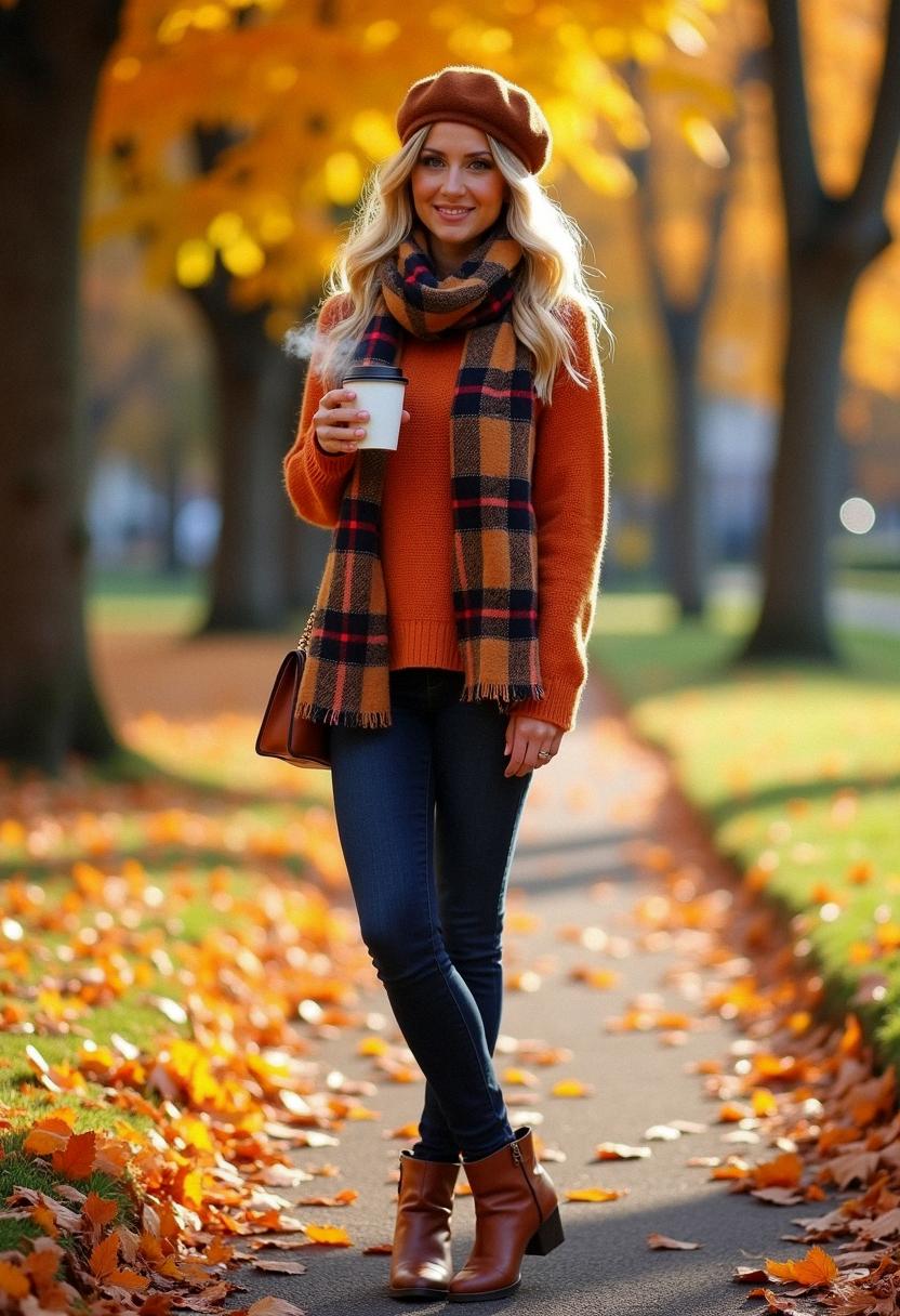 warm fall outfit