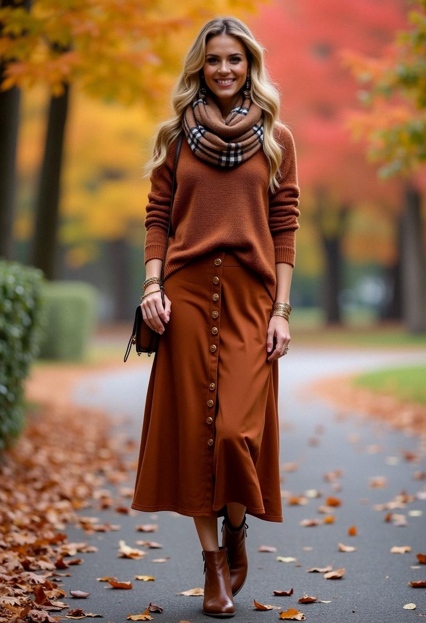 warm fall outfit