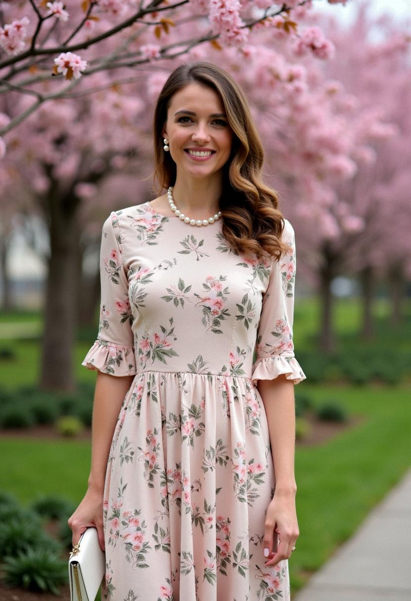 spring outfit for church