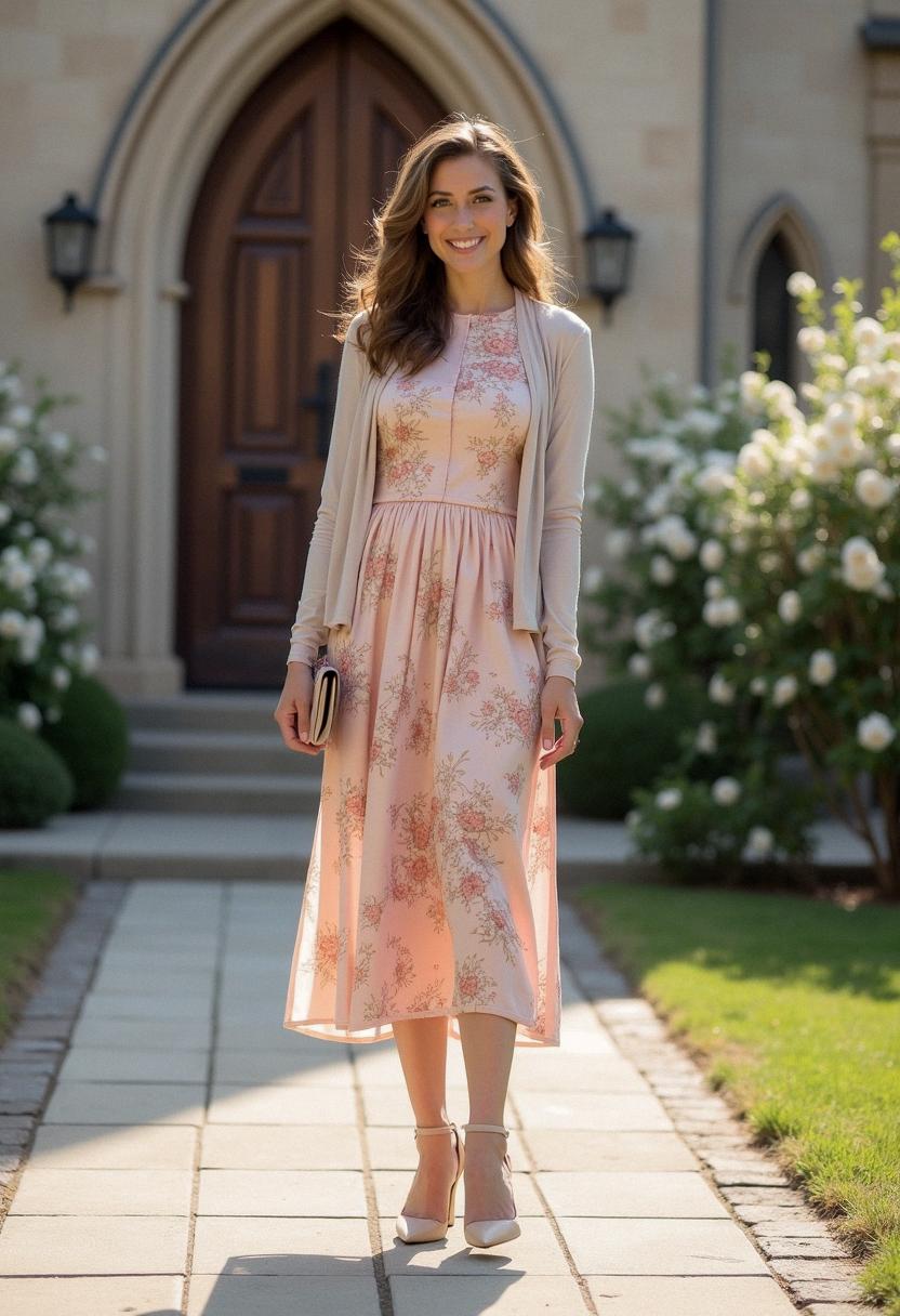 spring outfit for church