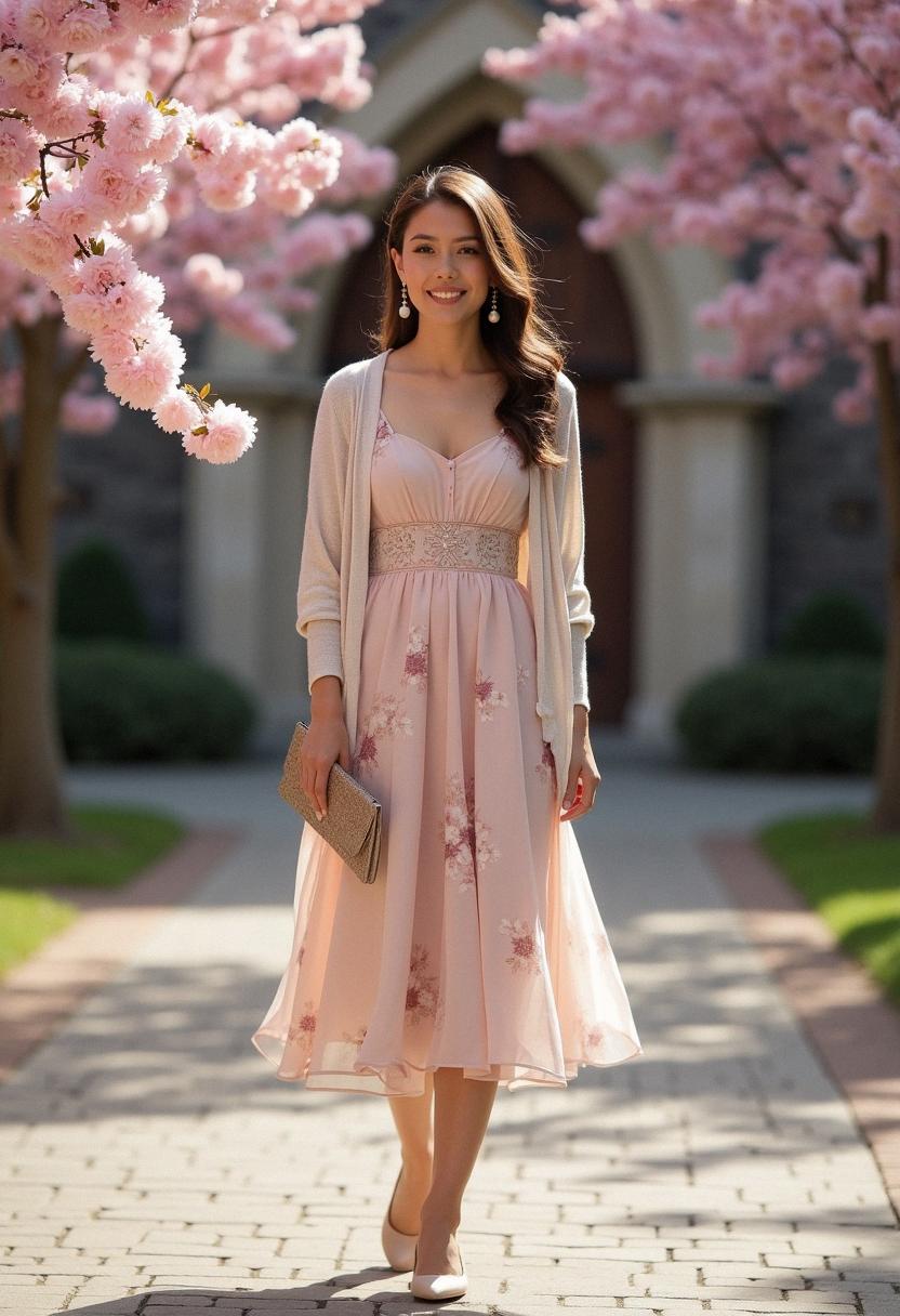 spring outfit for church