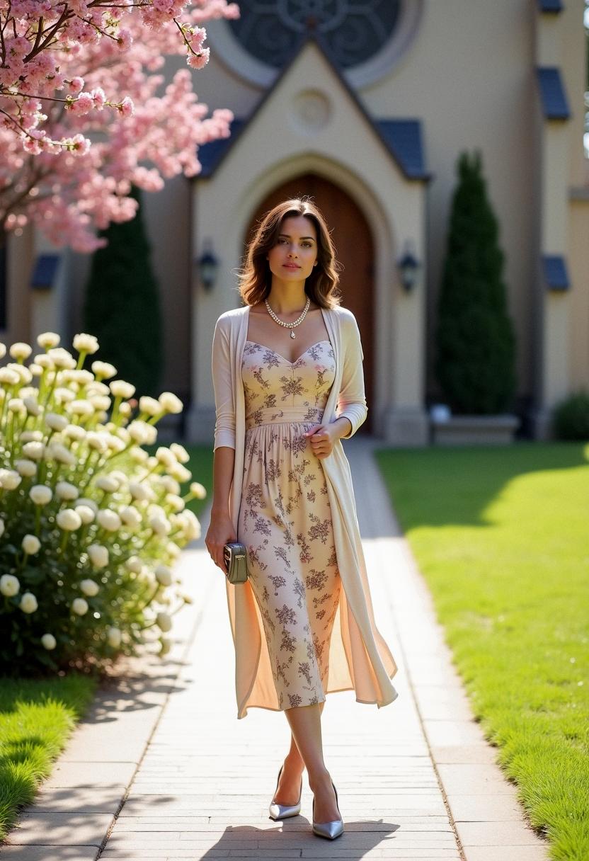 spring outfit for church