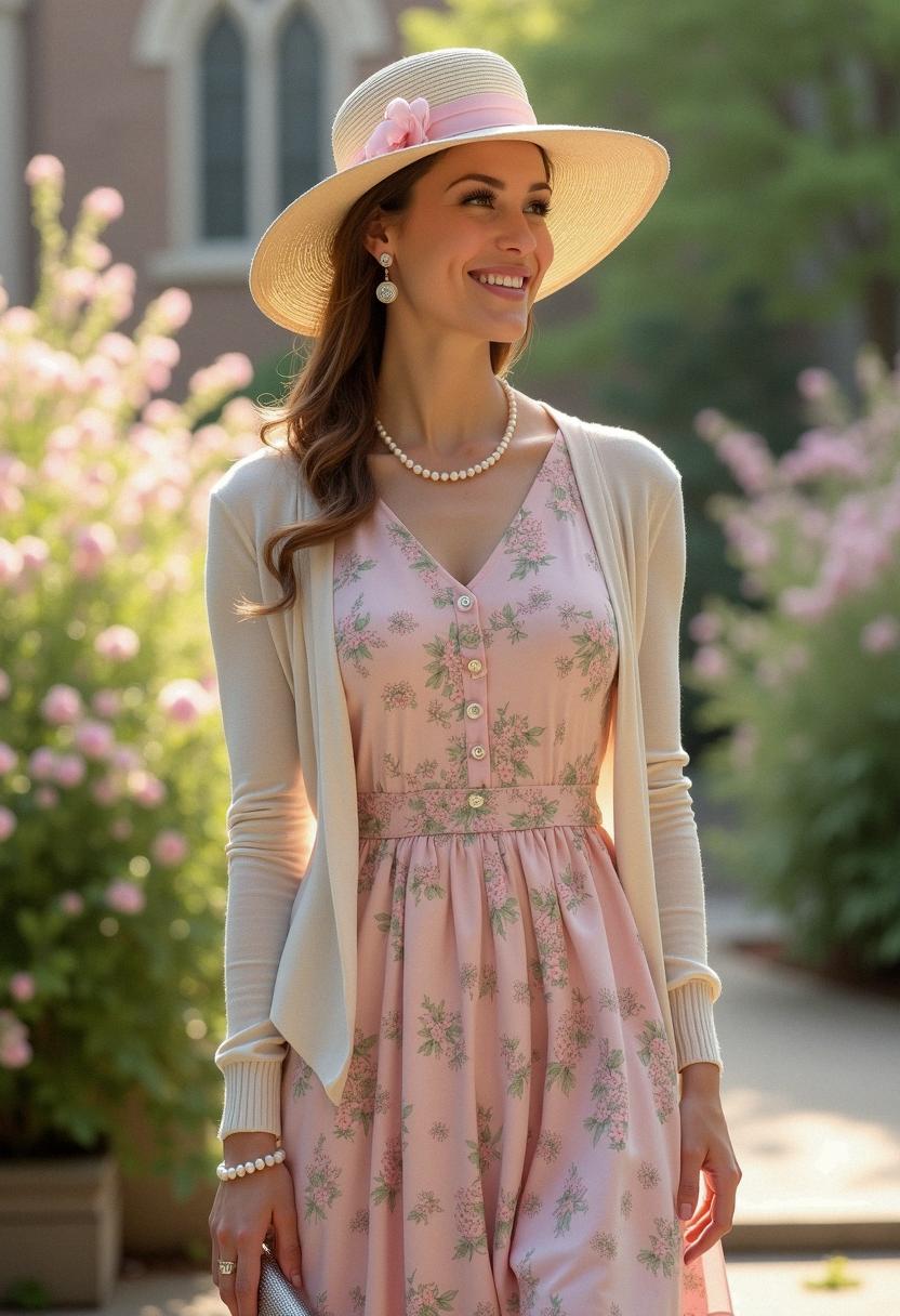 spring outfit for church