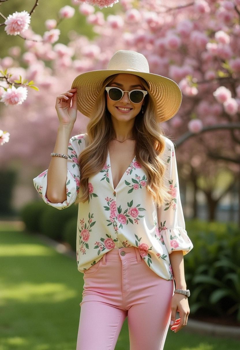 spring outfit with leggings