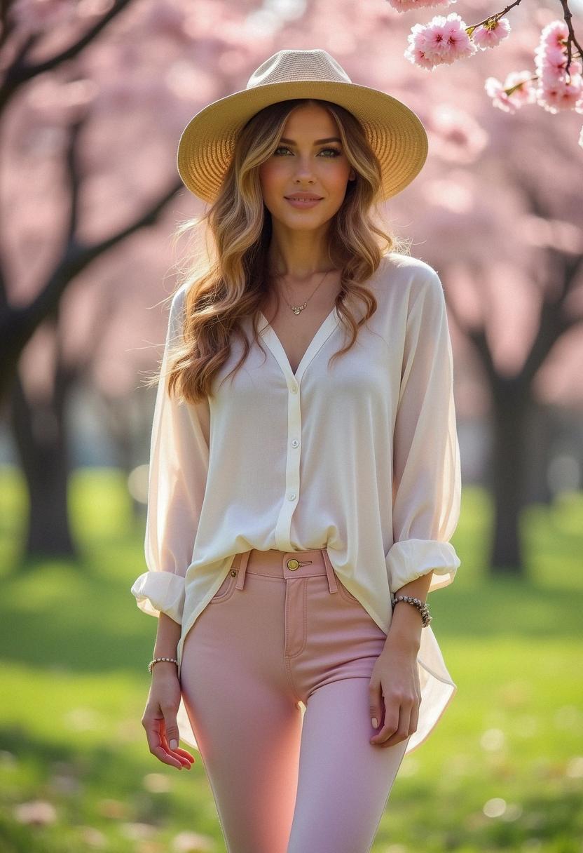 spring outfit with leggings