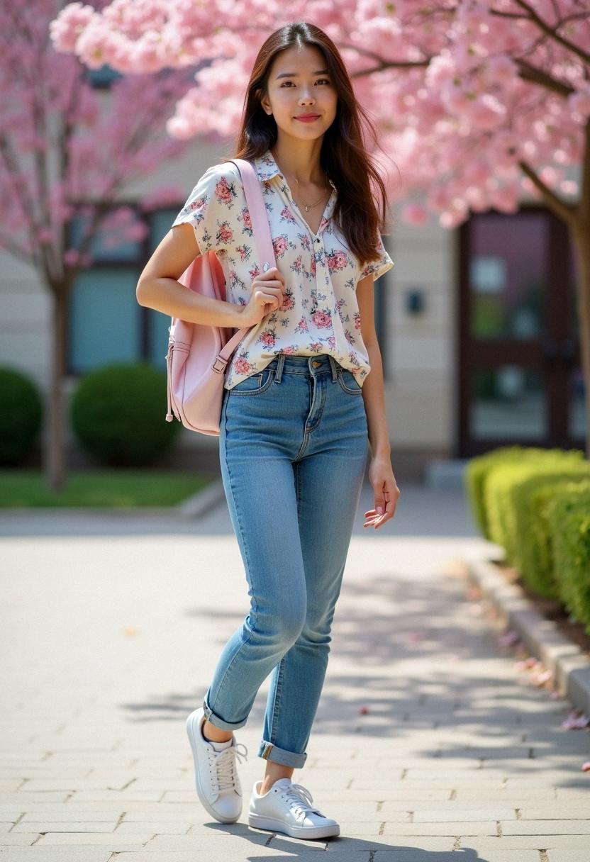 outfit spring for school