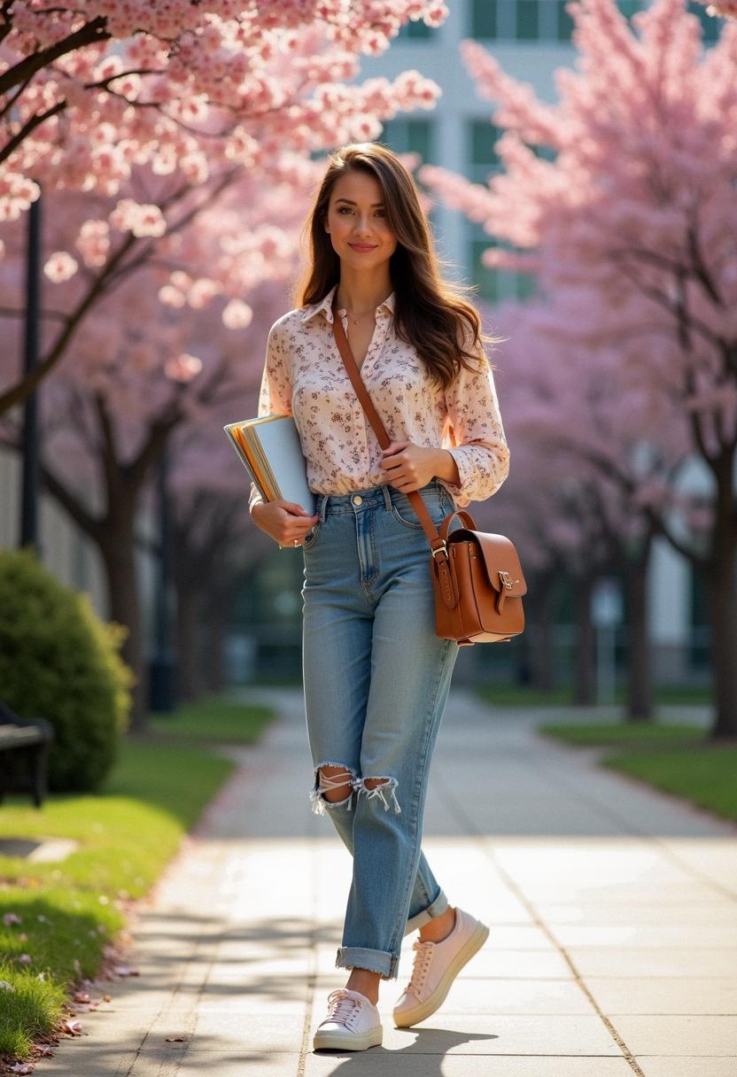 outfit spring for school