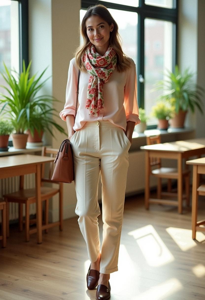 spring outfit for teacher