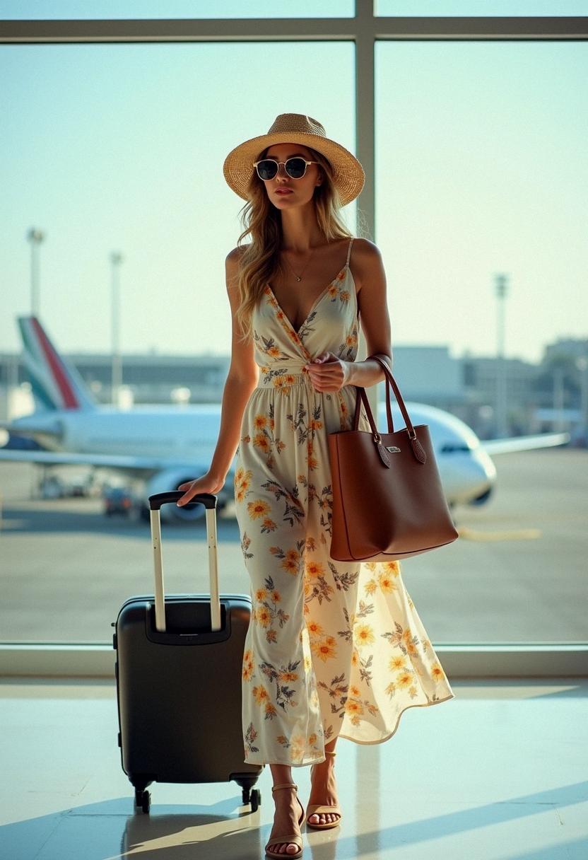 airport summer outfit
