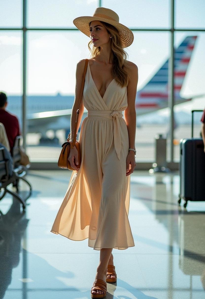 airport summer outfit