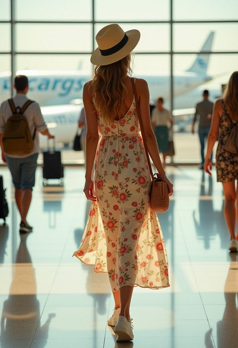 airport summer outfit