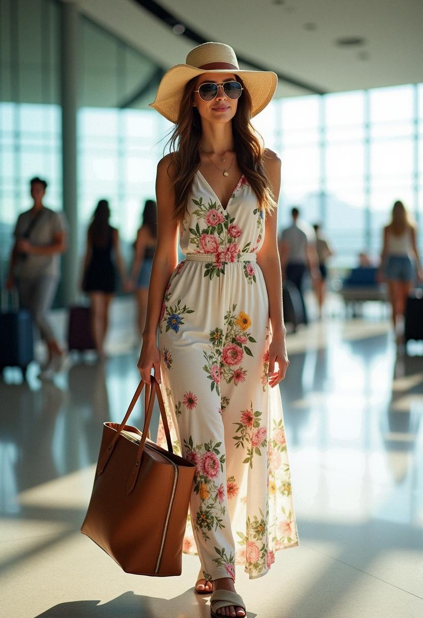 airport summer outfit