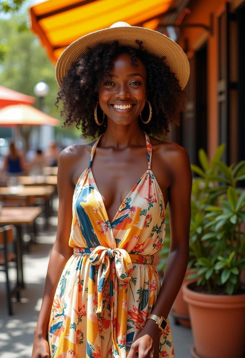summer outfit for black woman