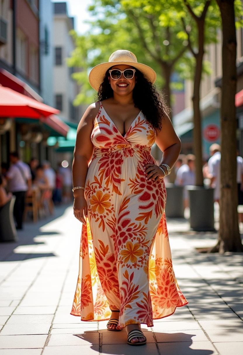 summer outfit for curvy