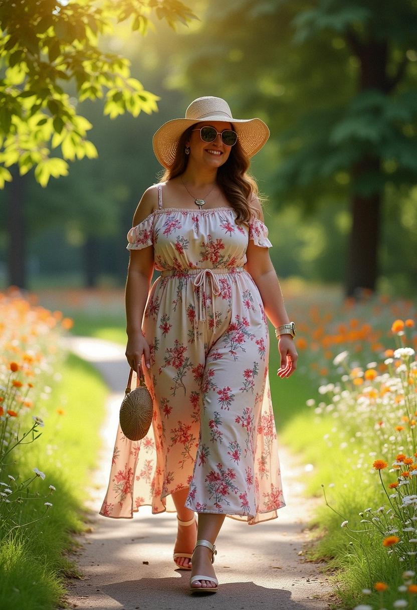 summer outfit for curvy