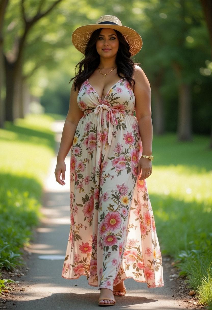summer outfit for curvy