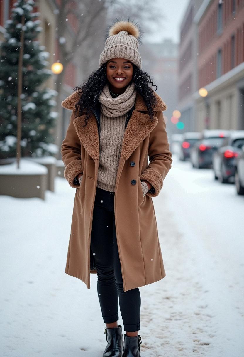 winter outfit for black girl