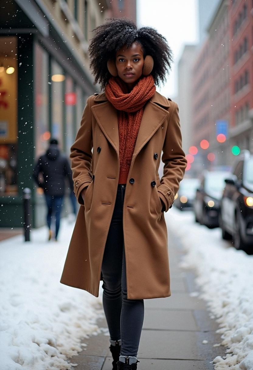 winter outfit for black girl