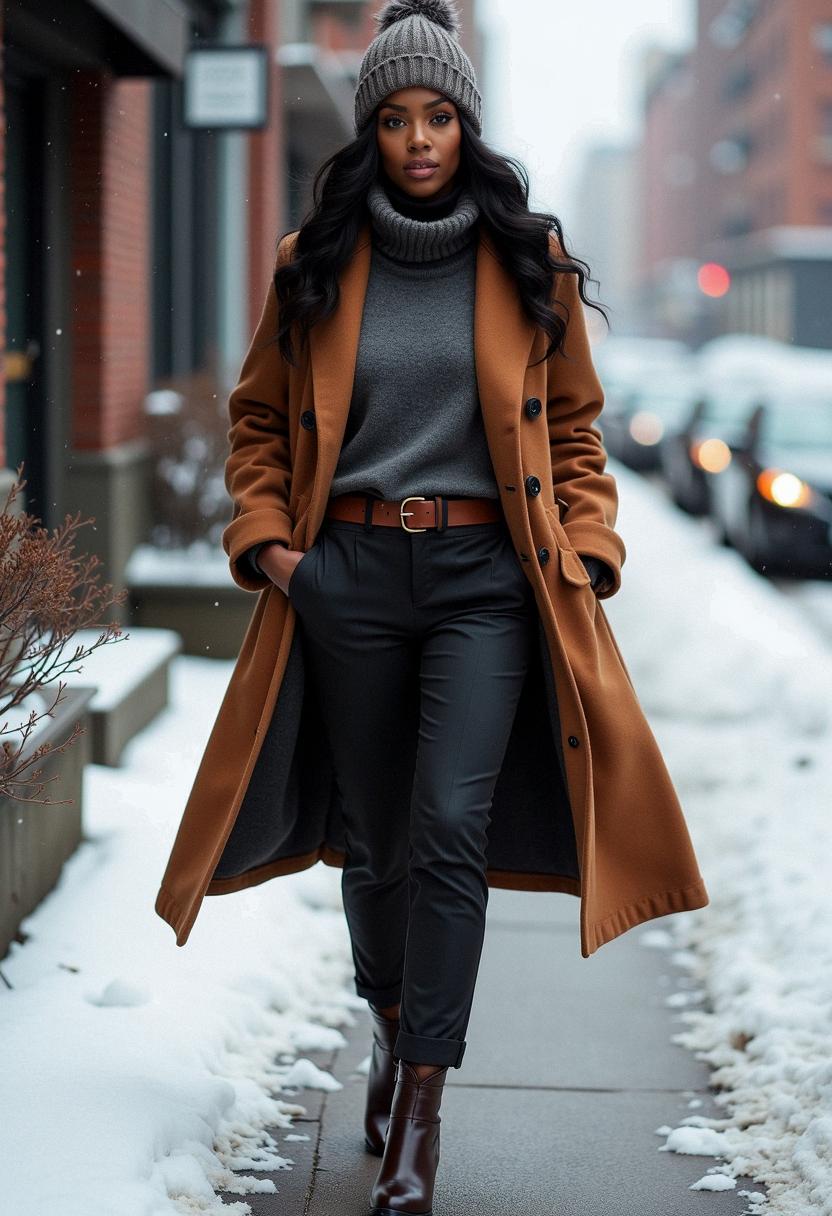 winter outfit for black girl