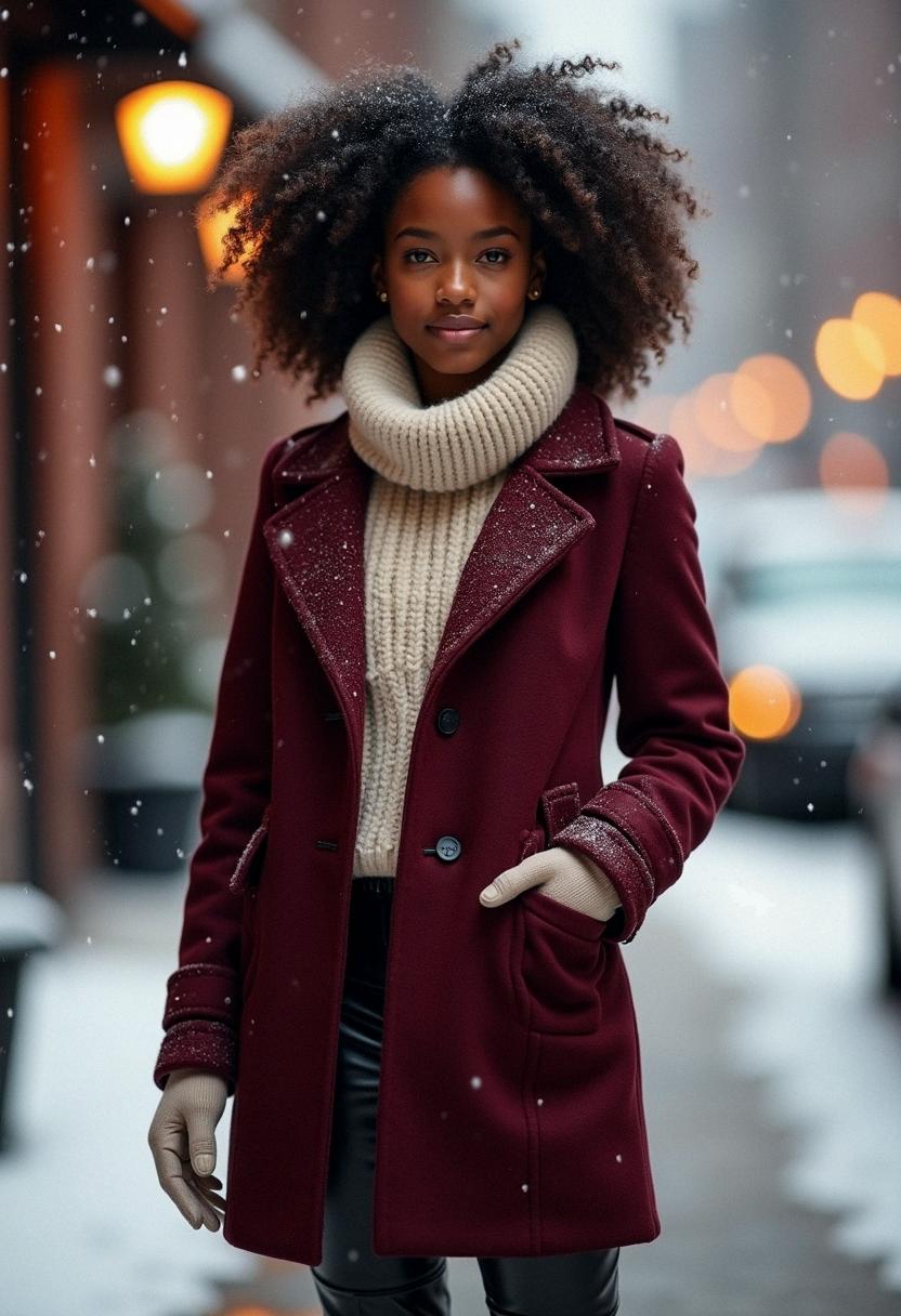 winter outfit for black girl