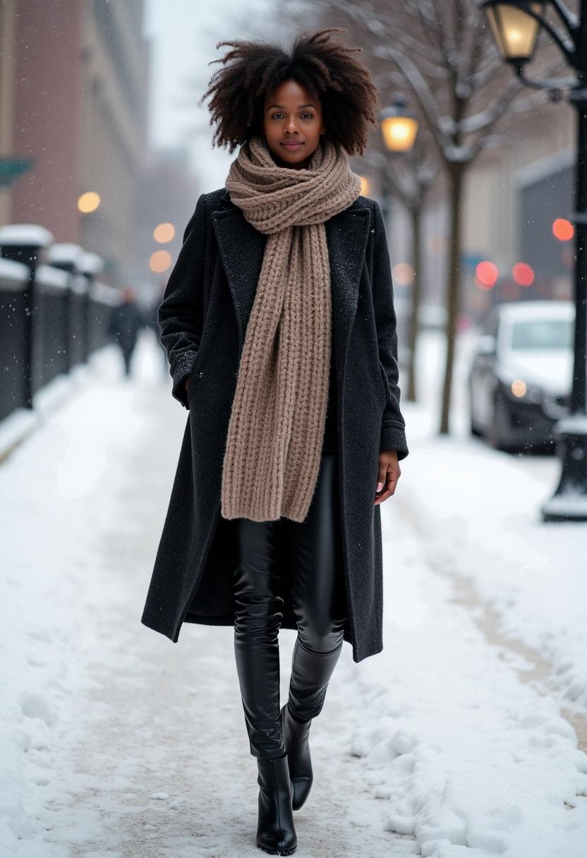 winter outfit for black girl