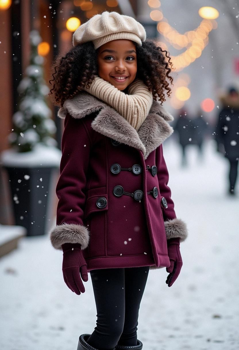 winter outfit for black girl