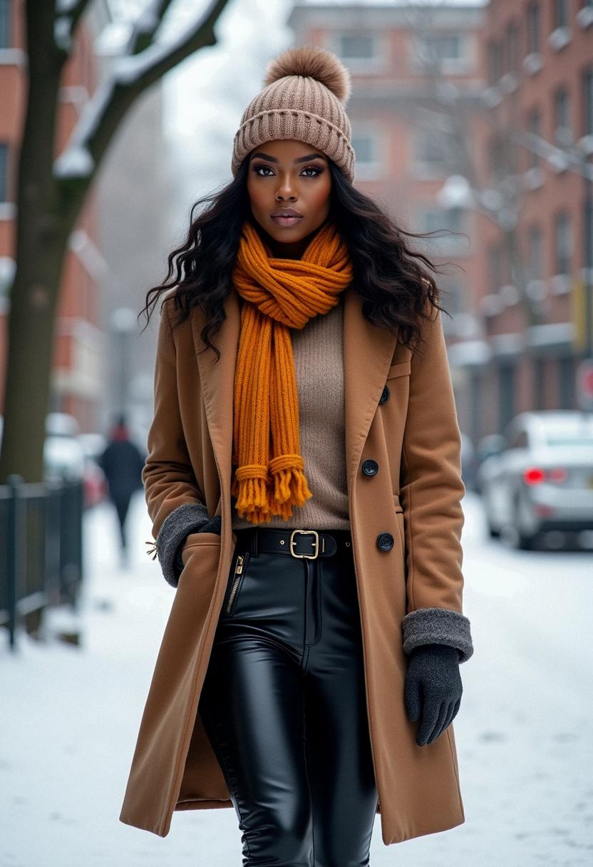 winter outfit for black girl