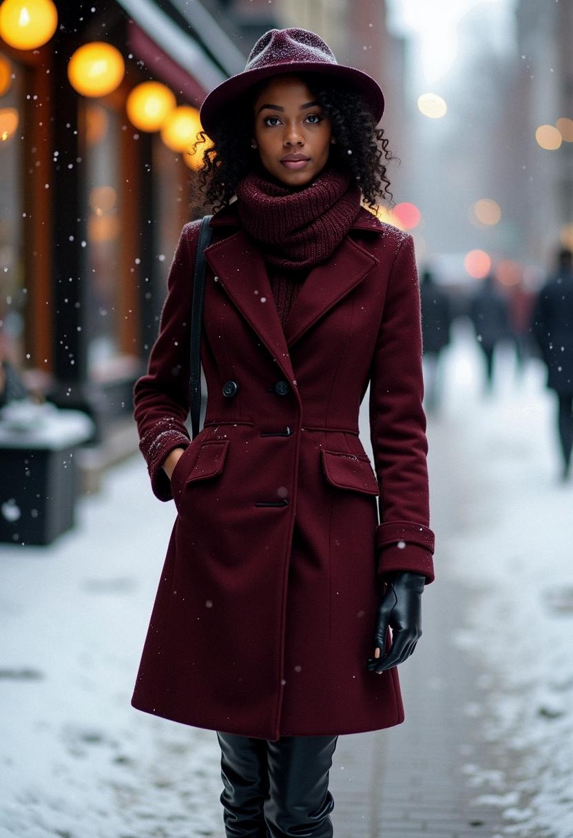 winter outfit for black girl