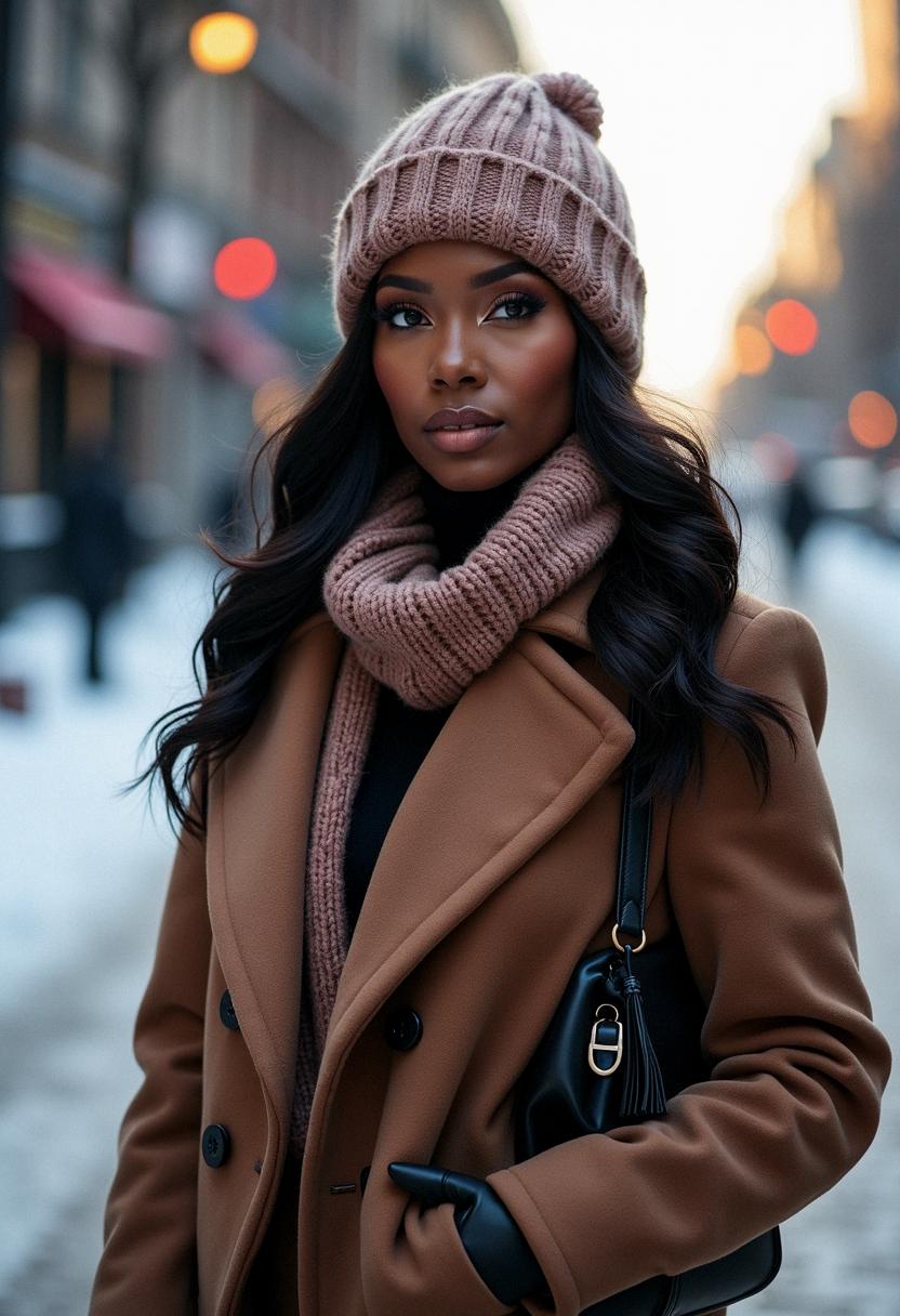 winter outfit for black girl