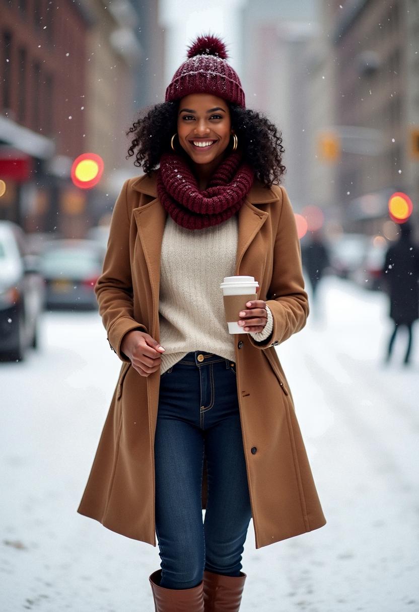 winter outfit for black girl