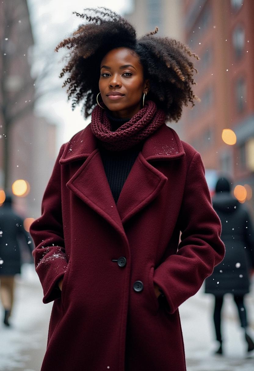 winter outfit for black girl