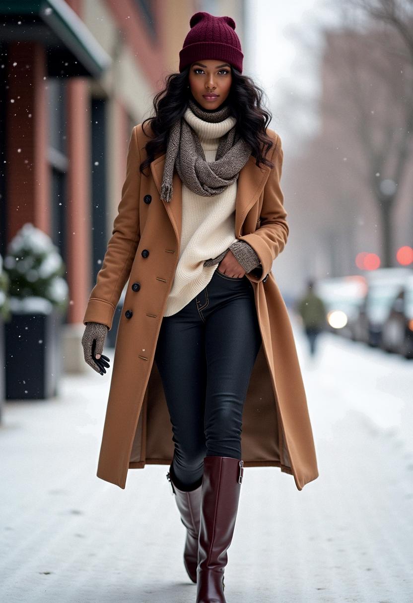winter outfit for black girl