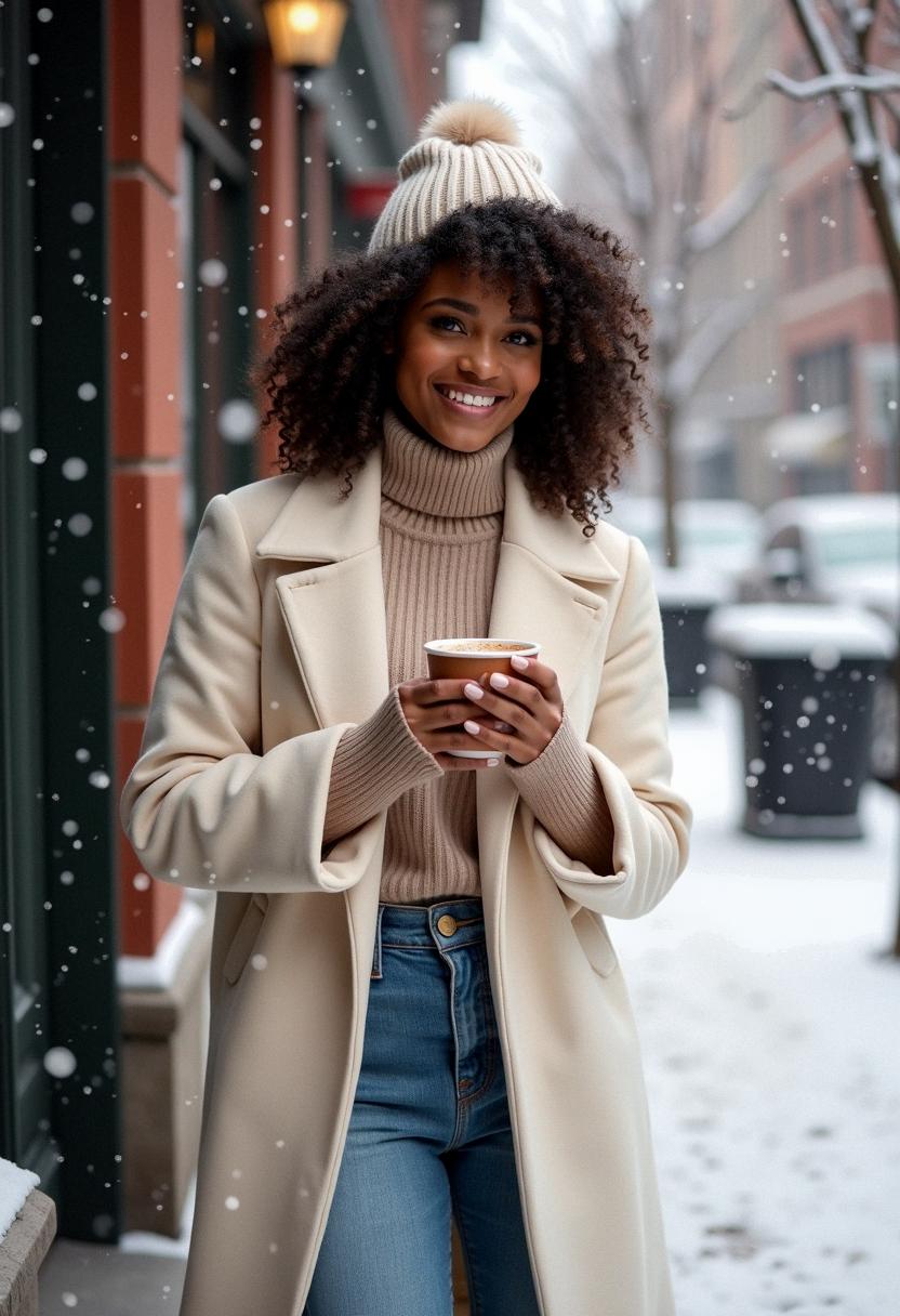 winter outfit for black girl