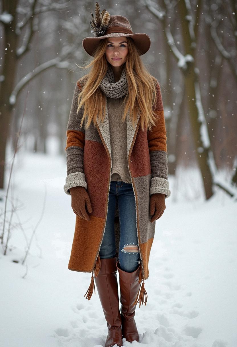 winter outfit boho