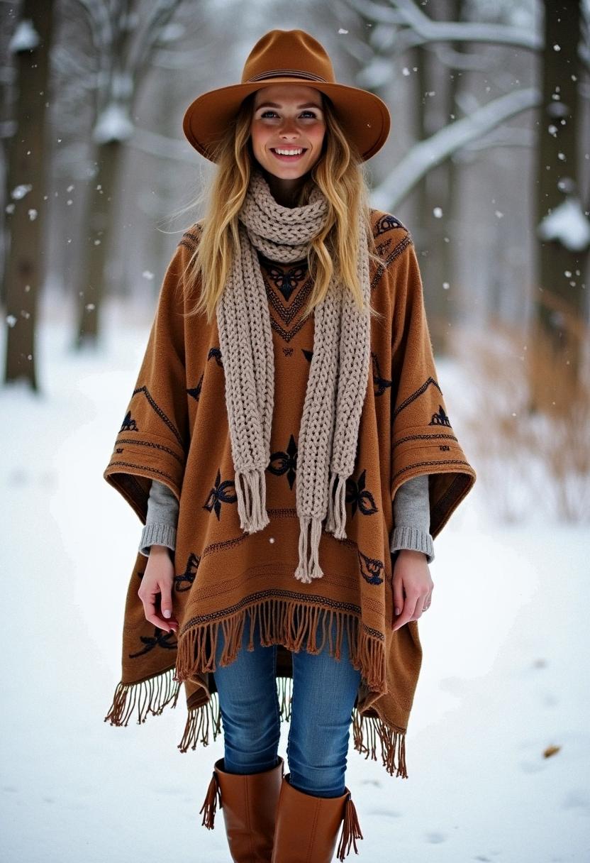 winter outfit boho