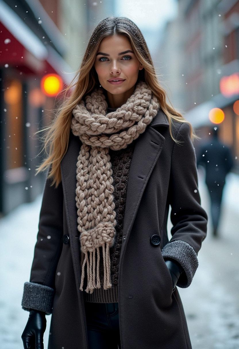 outfit winter with boots